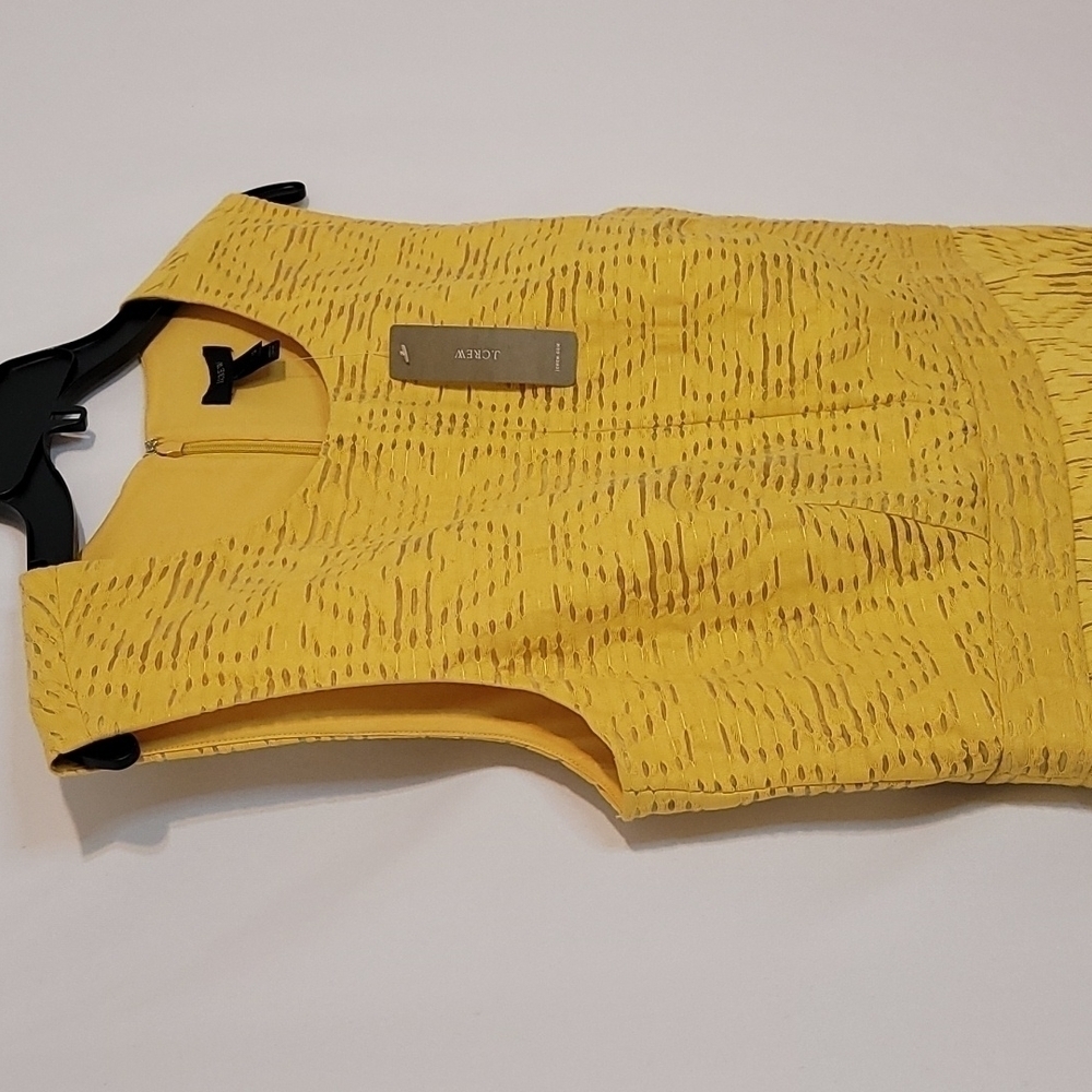 J Crew Sleeveless Yellow  A line Mini Dress - Picture 8 of 16